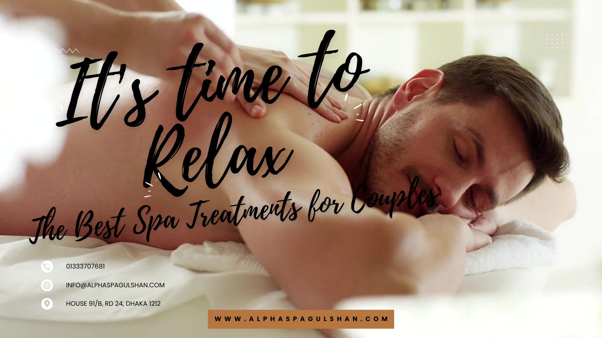 The Best Spa Treatments for Couples in Dhaka: Relax and Reconnect | Alpha Spa Gulshan